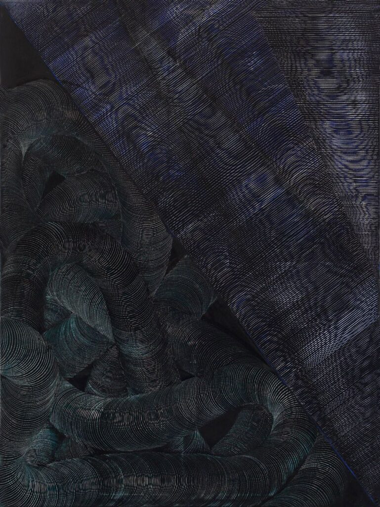 Press 2018 acrylic oil on canvas